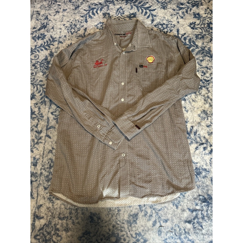 Cinch WRX FR Work Shirt Size XL Flame Resistant Button Down CAT-2 2112